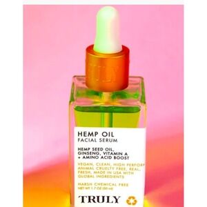 Truly Hemp Oil Facial Serum with Ginseng Vitamin A Amino Acid Boost 1.7oz 50ml